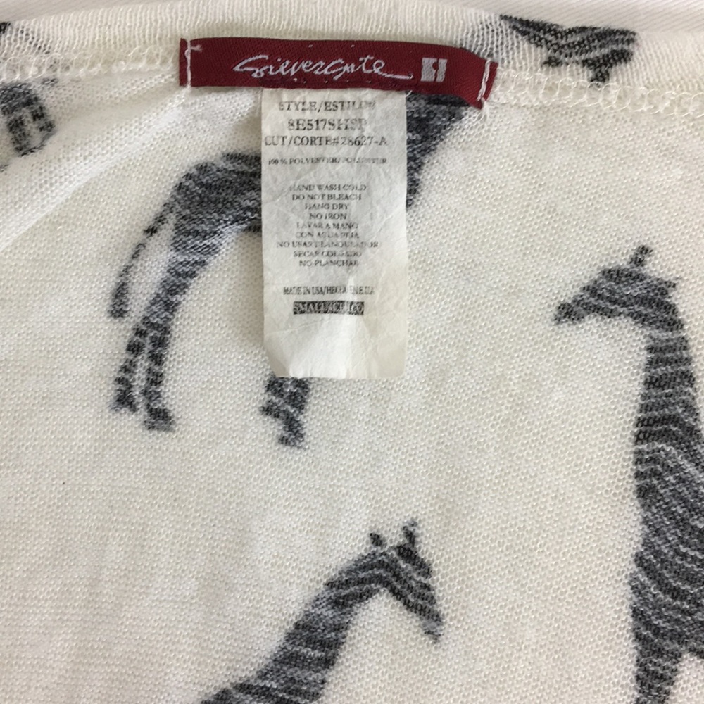Open cardigan Lightweight Sweater W Giraffes. Sm - Picture 5 of 7